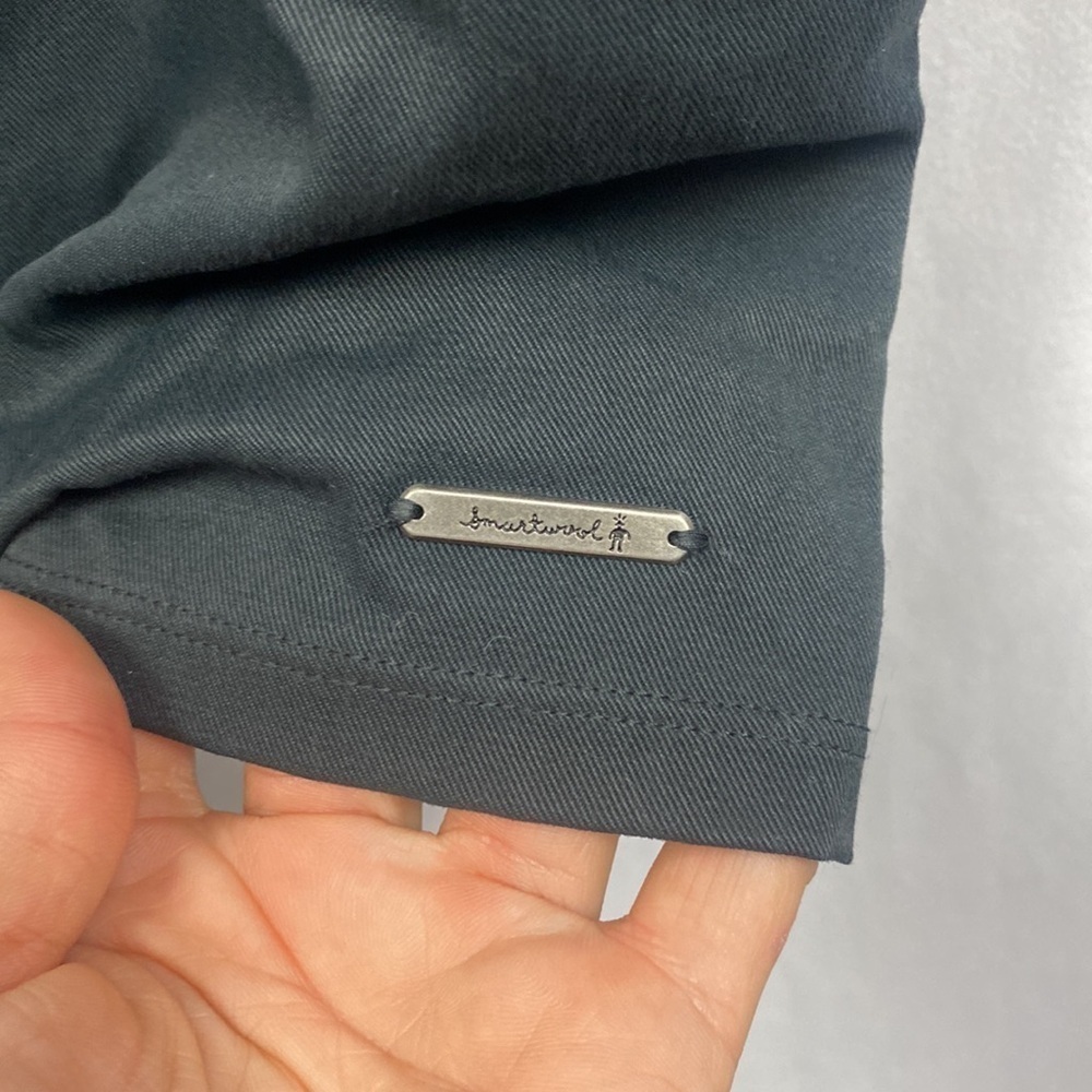 Smartwool Women’s Sloan's Lake Dress Grey Black Merino Wool - Size Large - Picture 5 of 11